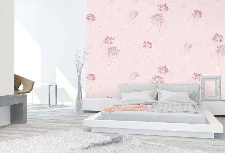 Bed room wallpaper