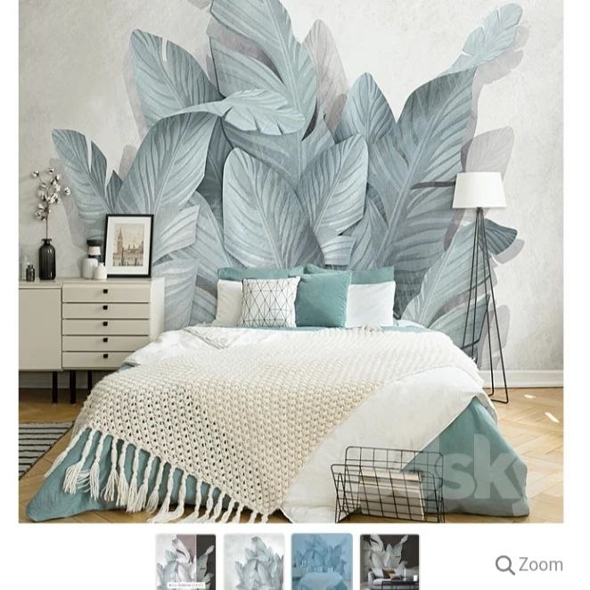 Beautiful palm leaves wallpaper
